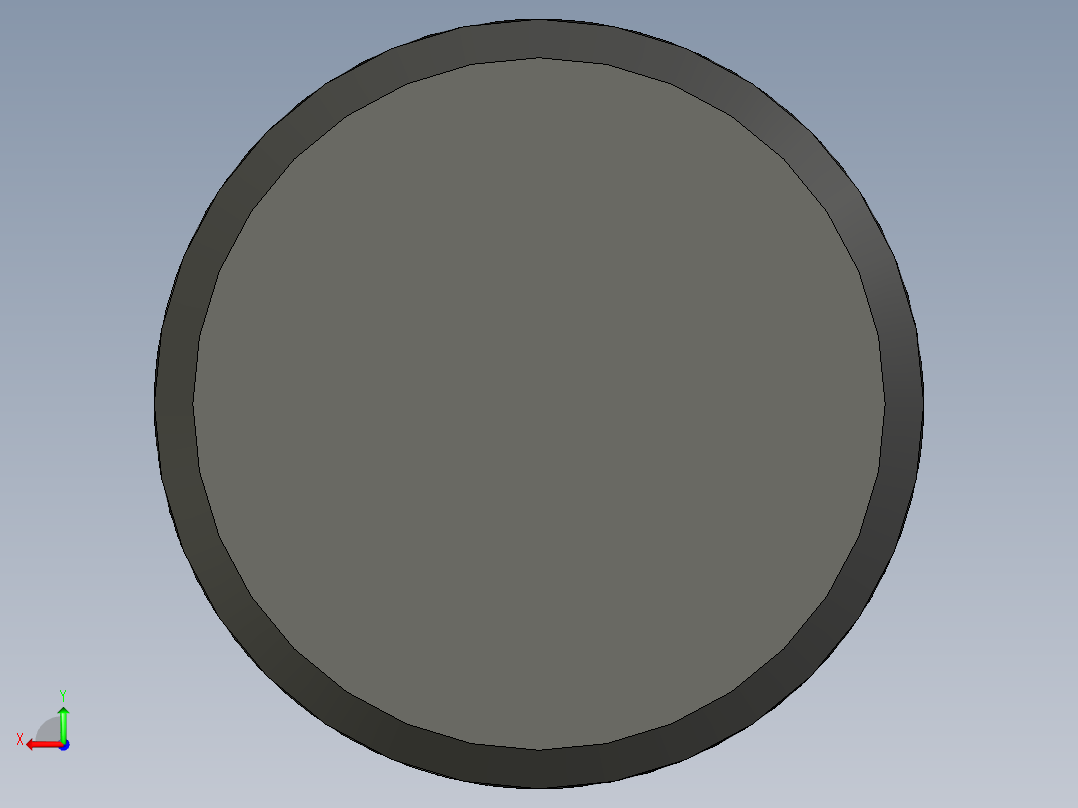 4刃硬质合金球头立铣刀3D模型D20后视图