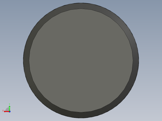 4刃硬质合金球头立铣刀3D模型D20后视缩略图