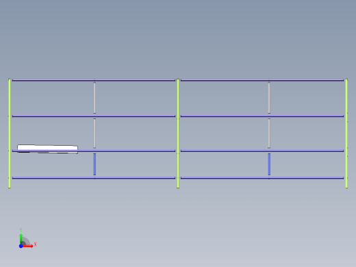 货架、4.5M 精益管流水线前视缩略图