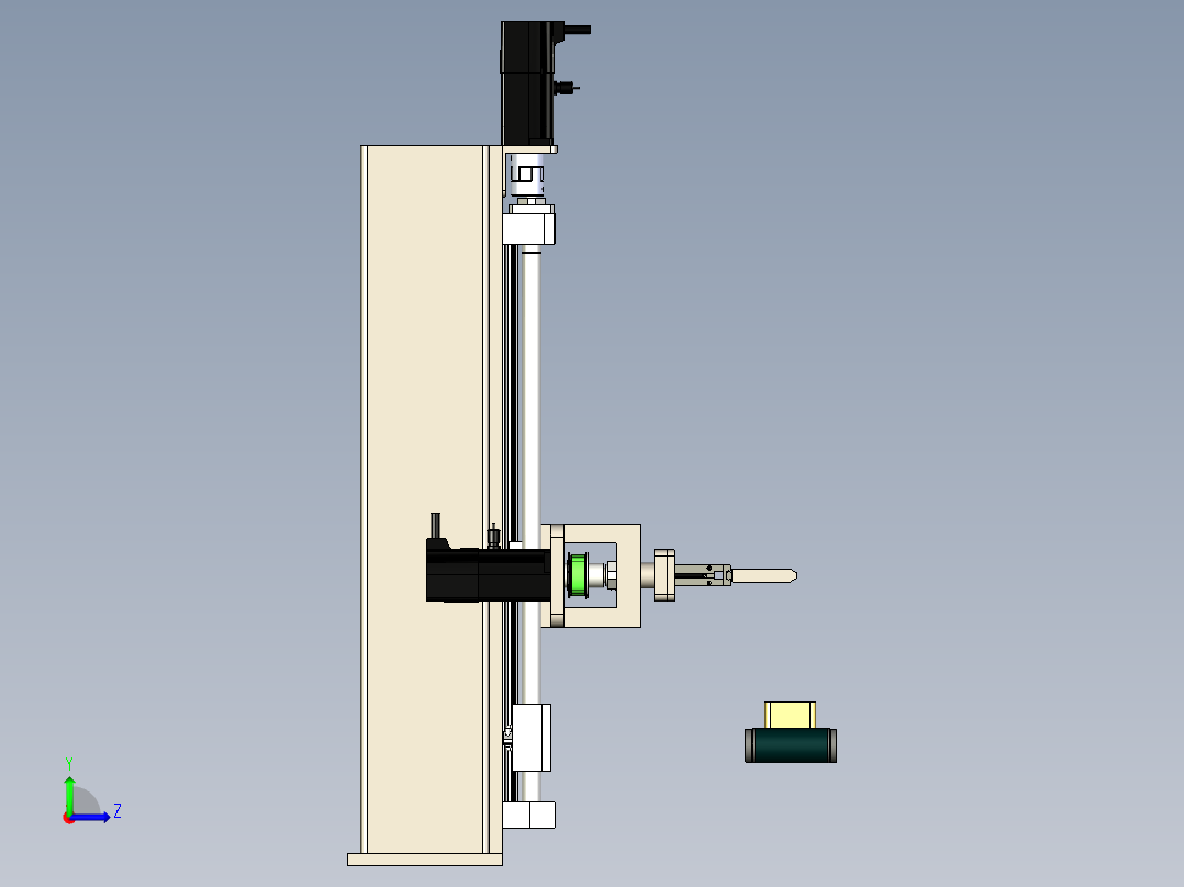 多产品同时翻转180°机构左视图