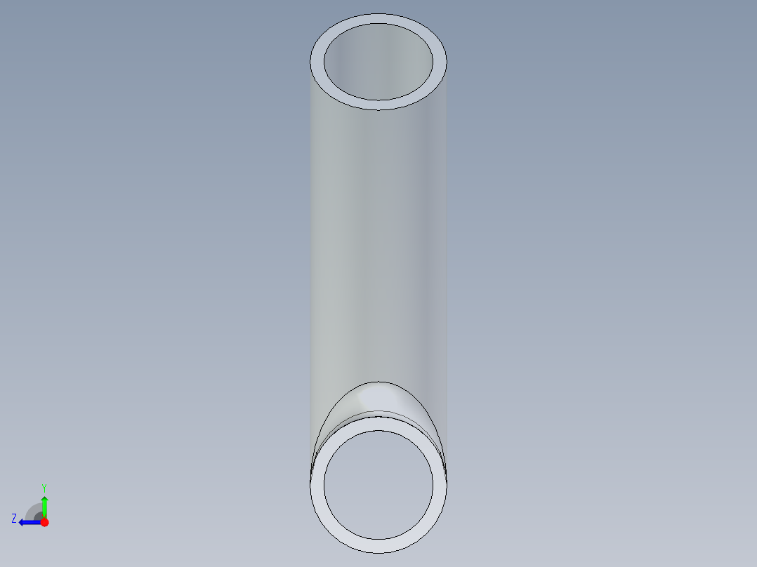 B3004529-三通管右视图