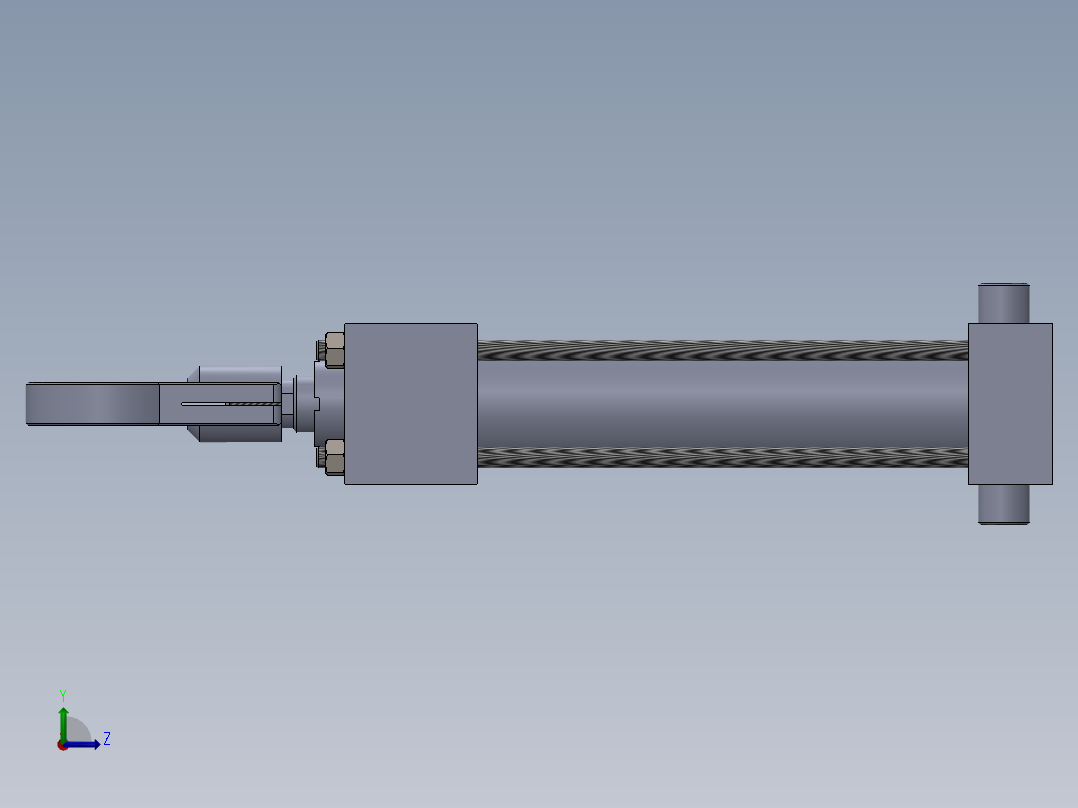 拉杆液压缸-40x22x150-mm-1.snapshot.1左视图