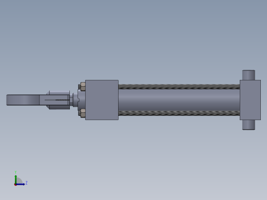 拉杆液压缸-40x22x150-mm-1.snapshot.1左视缩略图