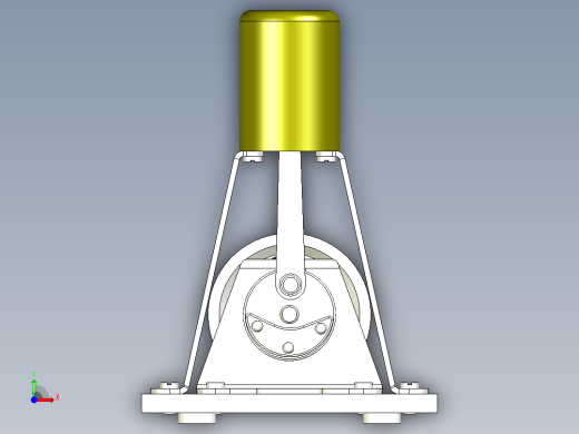 蒸汽机simple-steam-engine-6833-模型格式为 x_t前视缩略图
