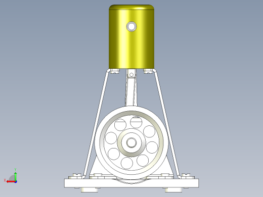 蒸汽机simple-steam-engine-6833-模型格式为 x_t后视缩略图