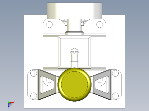 蒸汽机simple-steam-engine-6833-模型格式为 x_t俯视缩略图