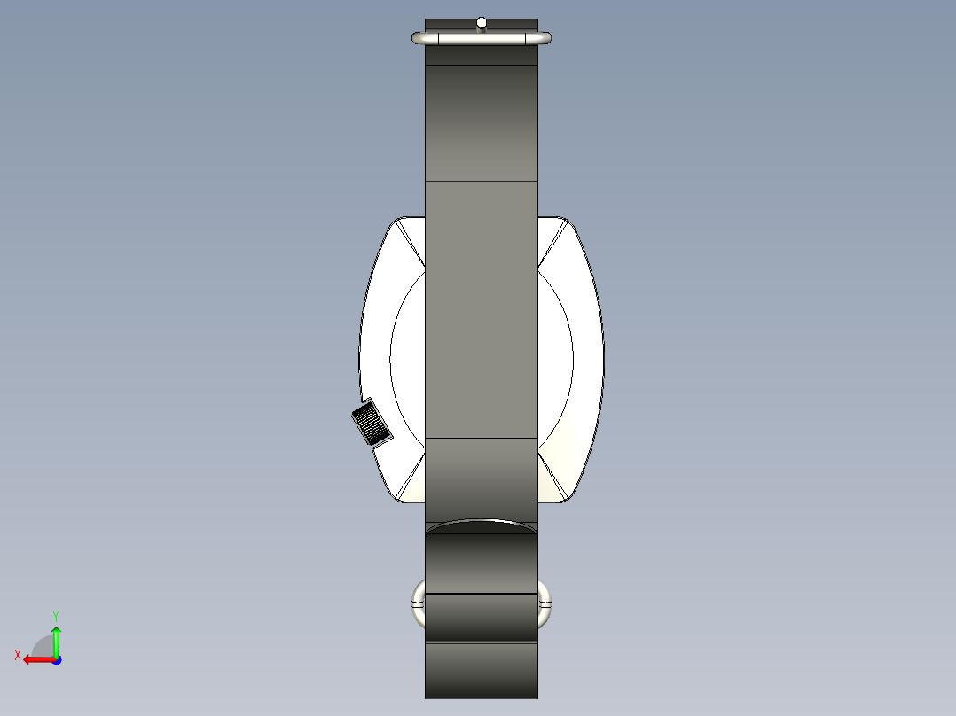 精工（潜水员）防水手表设计后视图