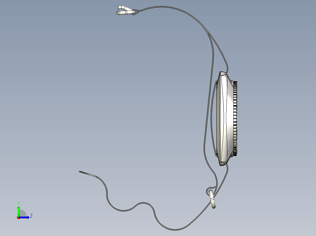 精工（潜水员）防水手表设计左视图