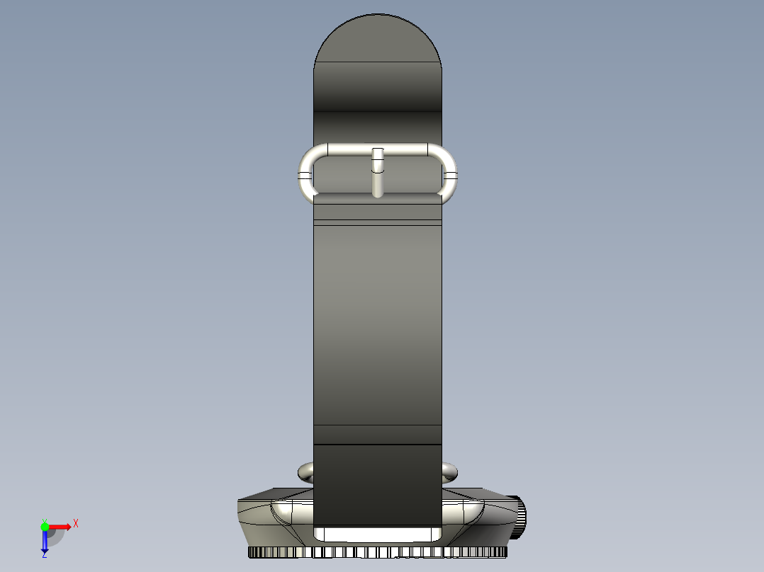 精工（潜水员）防水手表设计俯视图