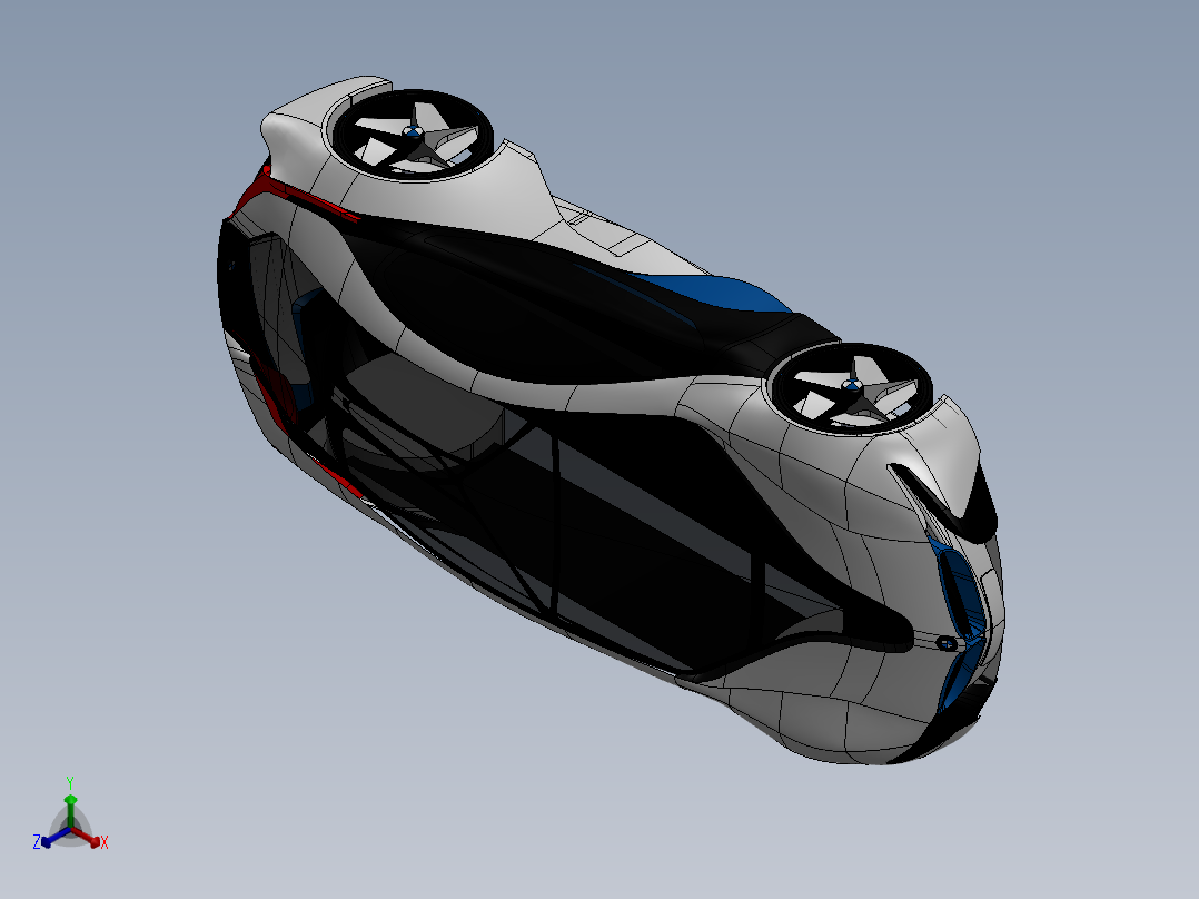 宝马i8正等轴测图