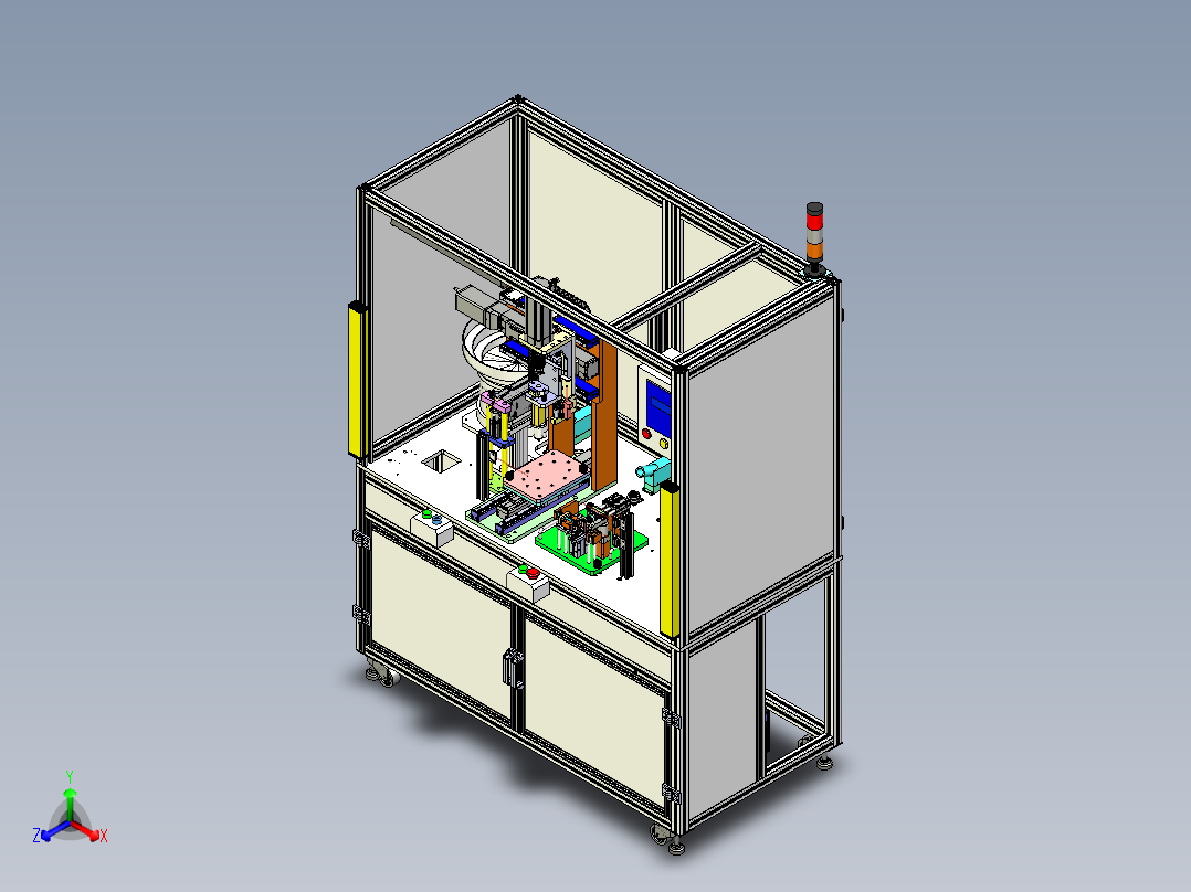 齿轮组件装配设备主视图