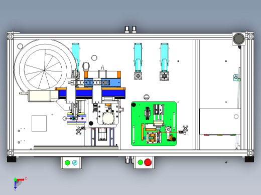齿轮组件装配设备俯视缩略图
