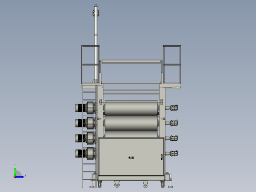 压膜造型机左视缩略图