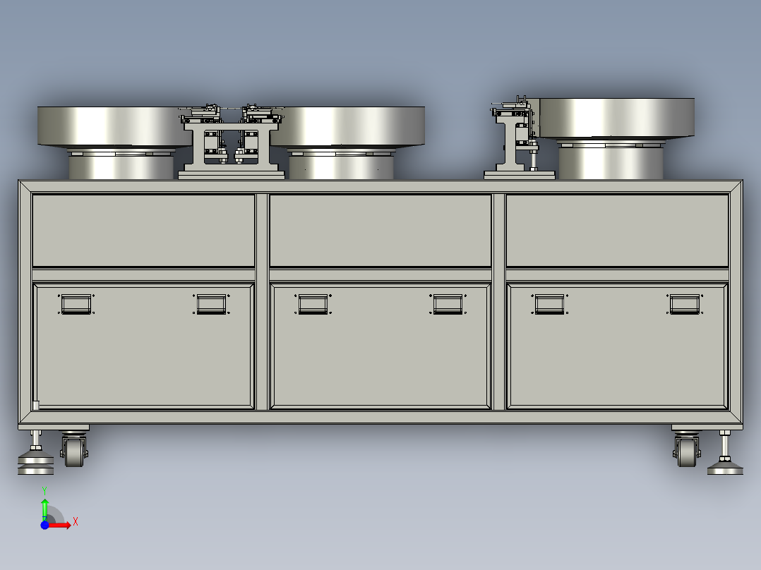 振动盘供料机前视图