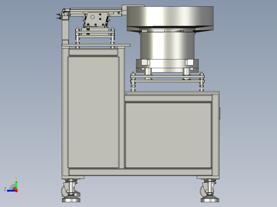 振动盘供料机右视图