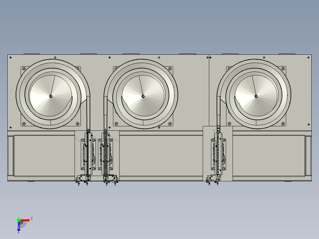 振动盘供料机俯视图