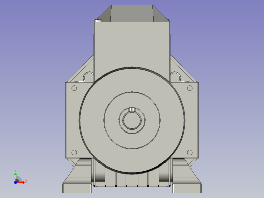 IMB3H56-90通用电机三相异步电动机SEW电机厂家YS-562-4-B3前视缩略图