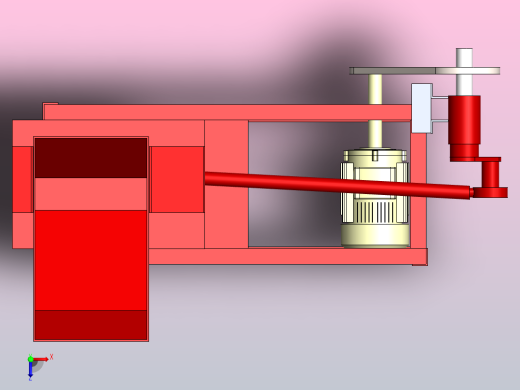 罐头挤压机零件装配图can-crusher-machine-1831-模型格式为 sw俯视缩略图