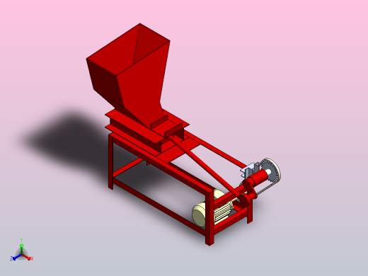 罐头挤压机零件装配图can-crusher-machine-1831-模型格式为 sw正等轴测缩略图