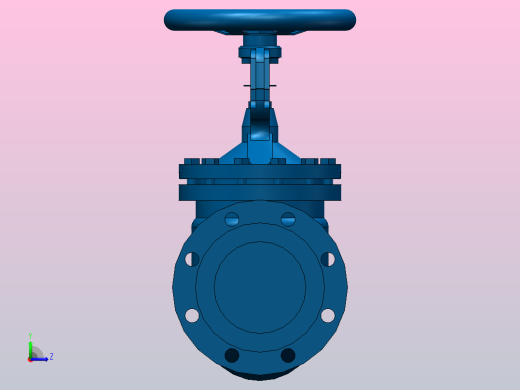 DN125波纹管截止阀左视缩略图
