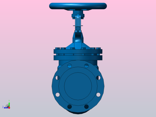DN125波纹管截止阀右视缩略图