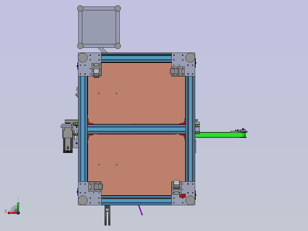 自动插针机 SW21后视图