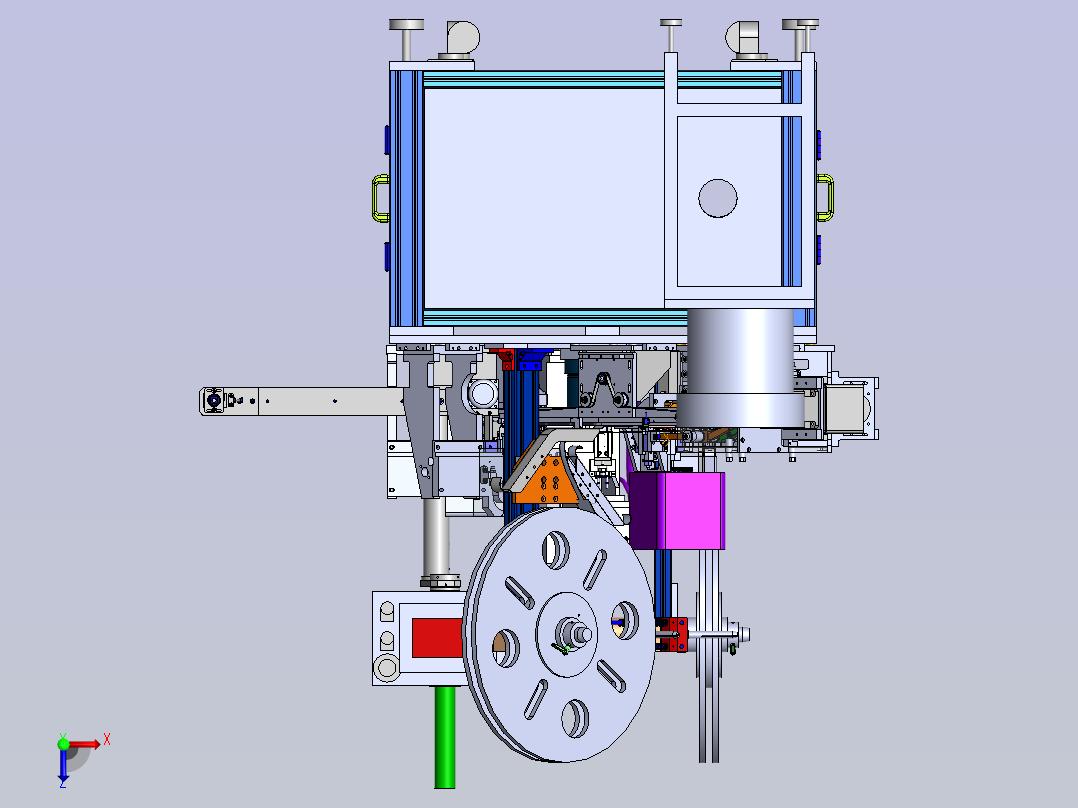 自动插针机 SW21俯视图