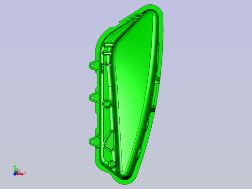 汽车灯罩注塑模具设计1673055前视缩略图