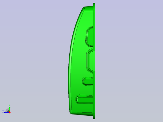 汽车灯罩注塑模具设计1673055右视缩略图