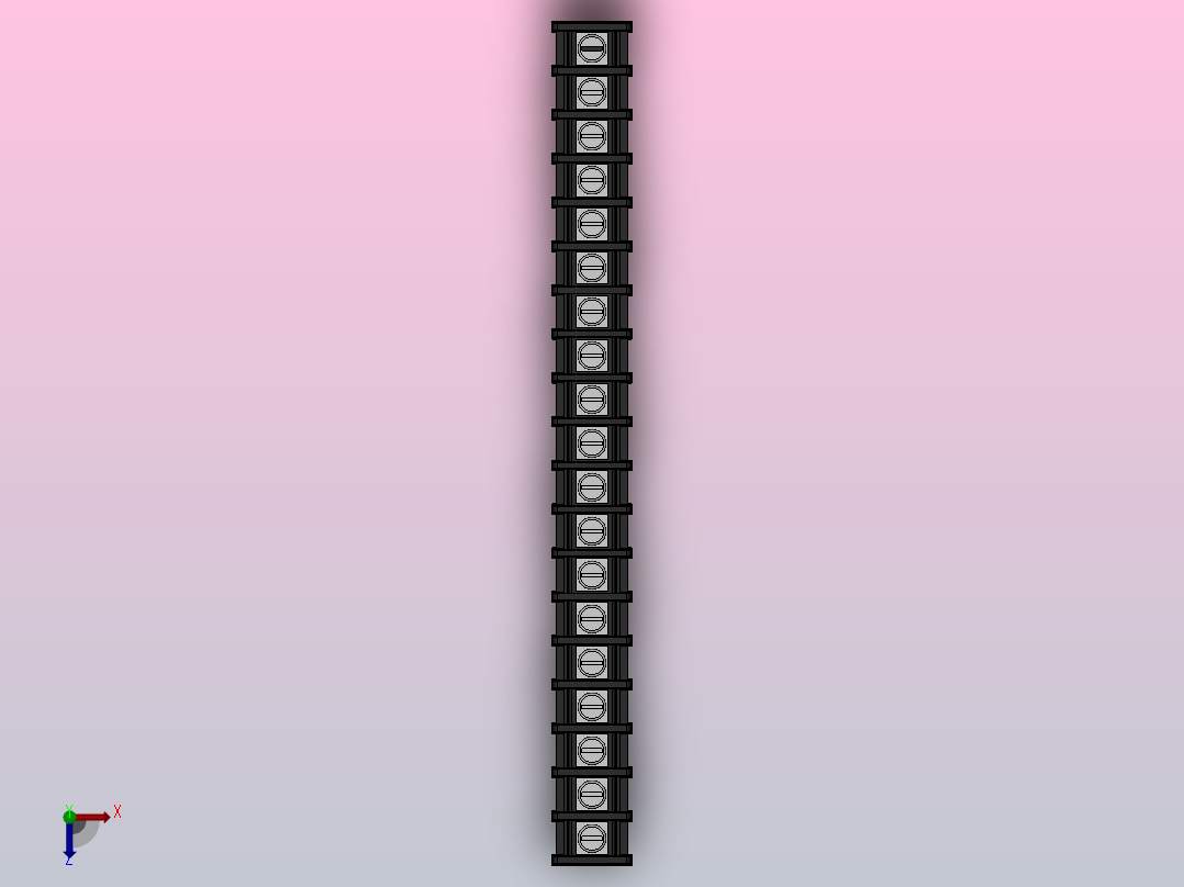 SH901A-7.62 美规端子[SH901A-19P-7.62]俯视图