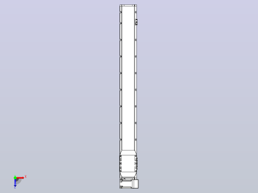 机器人皮带驱动直线轴TPA-GCB-150-P80-L1250-RU-M75-N3俯视缩略图