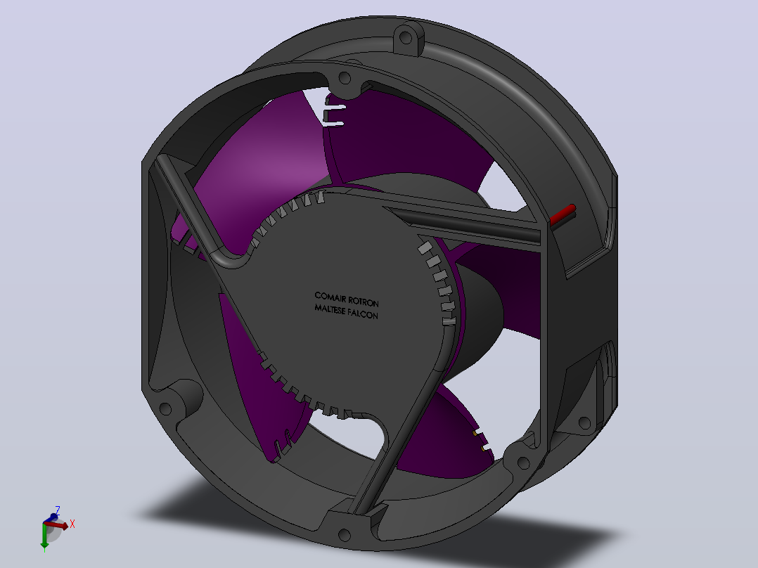 User Library-digikey_cr298-nd_风扇主视图