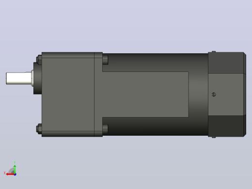 200W 微型减速电机[61K200GU-A]后视缩略图