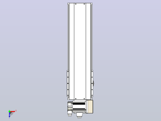 皮带直线轴半封闭可选导轨TPA-HNB-220D-176-L450-RU-Y-P1K-N3俯视缩略图