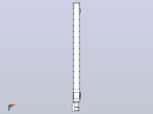 机器人皮带驱动直线轴TPA-GCB-120-P70-L1450-QL-M20-N3俯视缩略图