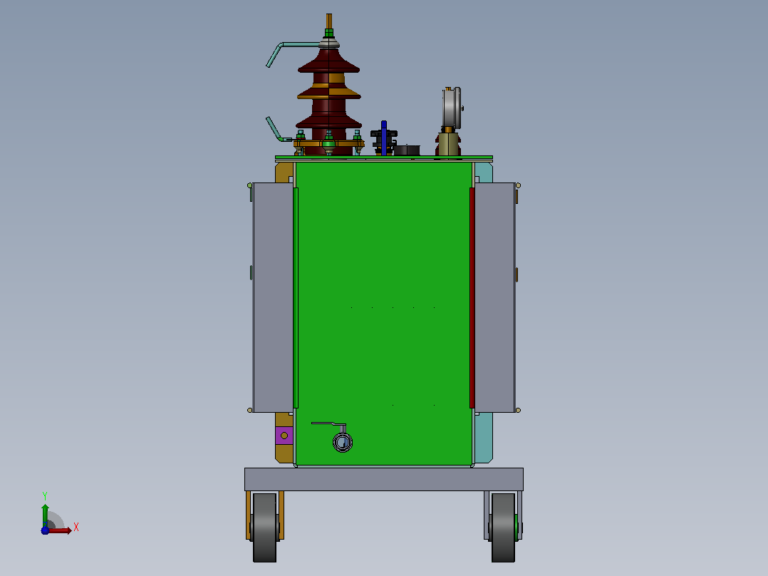 50 KVA 变压器前视图