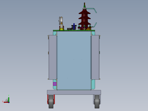 50 KVA 变压器后视缩略图