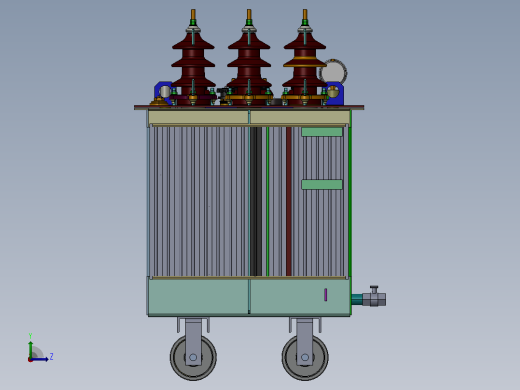 50 KVA 变压器左视缩略图