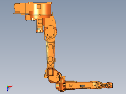 ABB IRB 1520ID IRC5 CATIA STP俯视缩略图