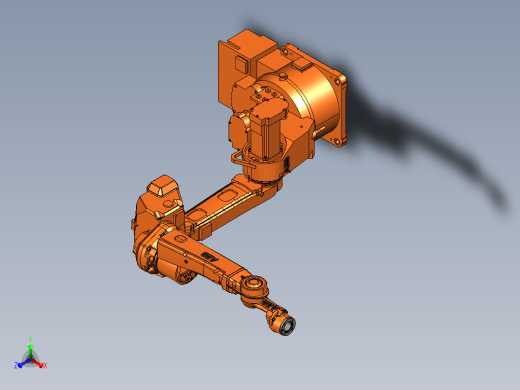 ABB IRB 1520ID IRC5 CATIA STP正等轴测缩略图