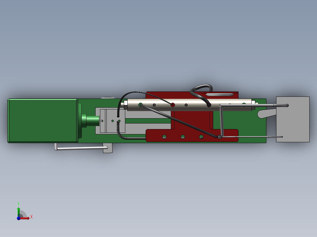 高压共轨燃油实验系统平台的设计(sw+cad+说明书)前视图
