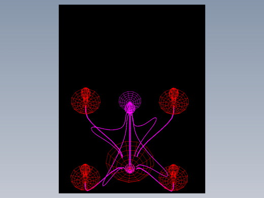 室内家具及植物三维模型八-D095