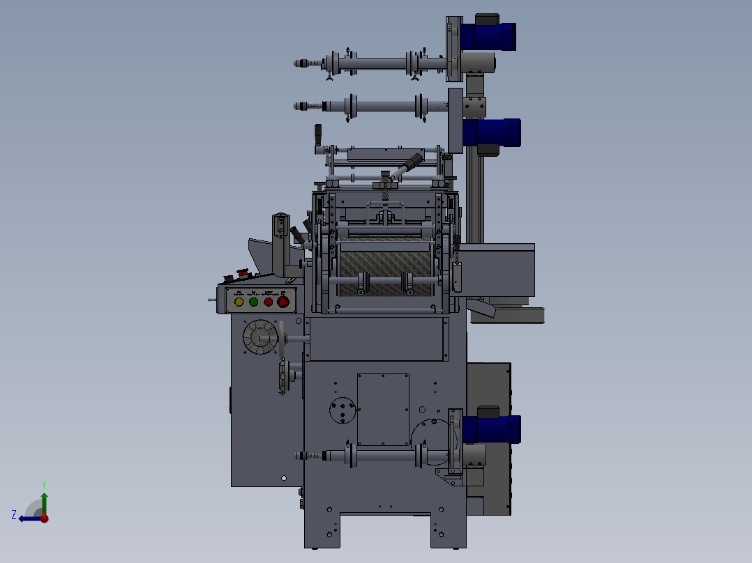 WD300G模切机(套孔)右视图