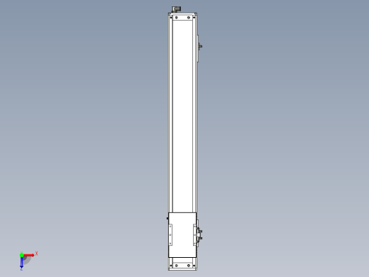 Toyo东佑达直线模组-ECH12-700-BM-100W+煞車俯视缩略图
