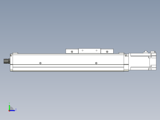 Toyo东佑达直线模组-ECH12-150-BC-400W左视缩略图