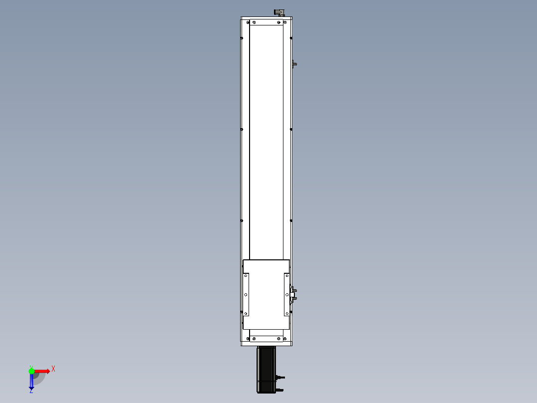 Toyo东佑达直线模组-ECH17-750-BC-400W+煞車俯视图