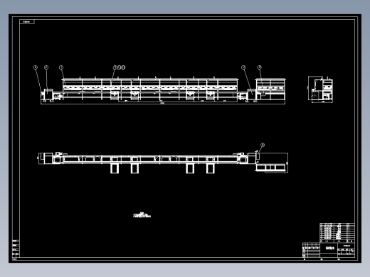 倍速链流水线（带公差图纸较多）