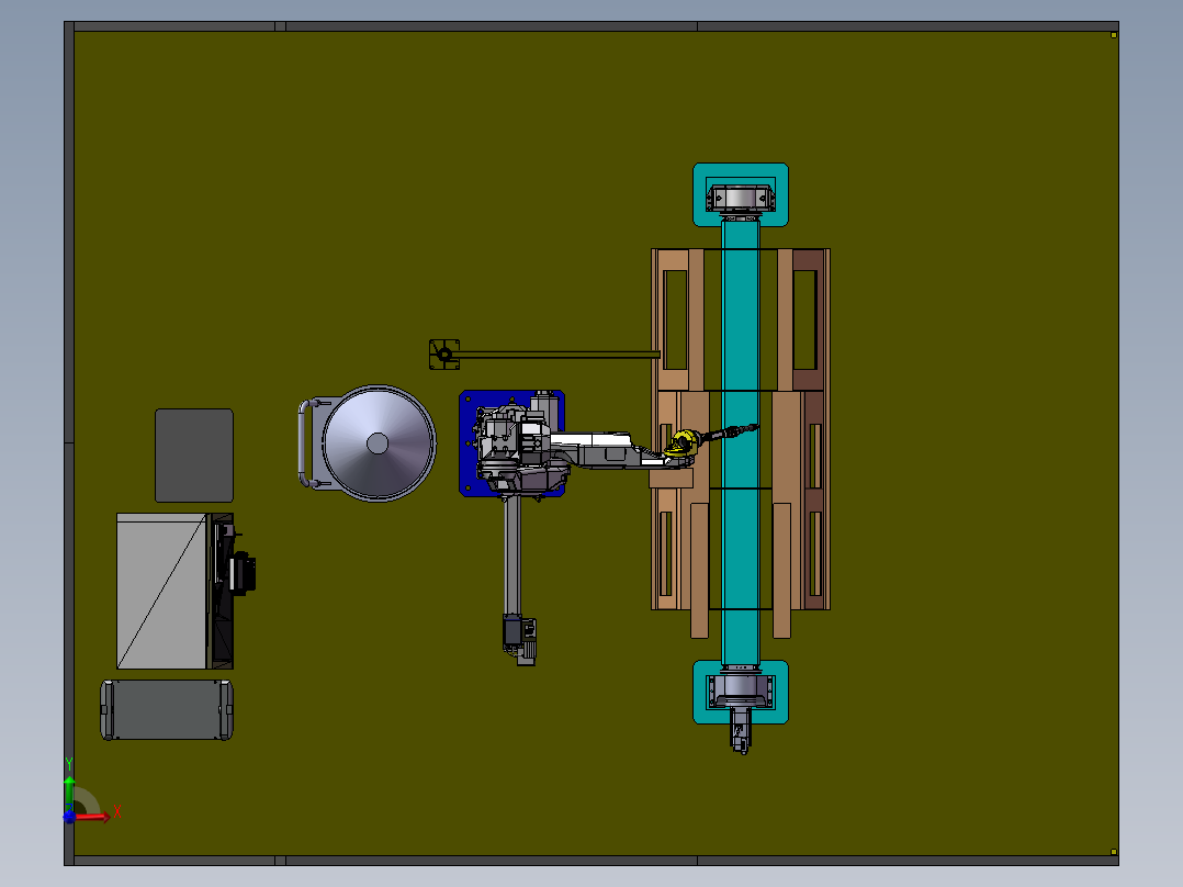 探矿机械机架体机器人焊接工作站（IGS）