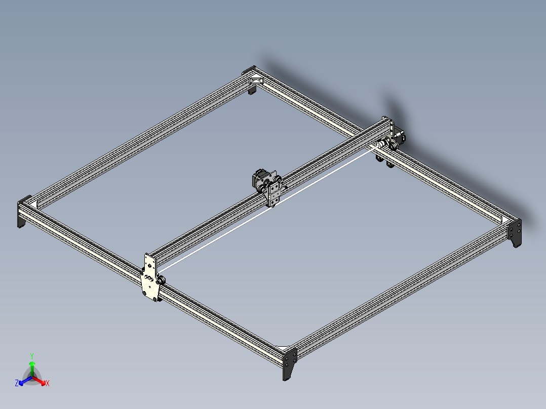 激光切割机模型CNC