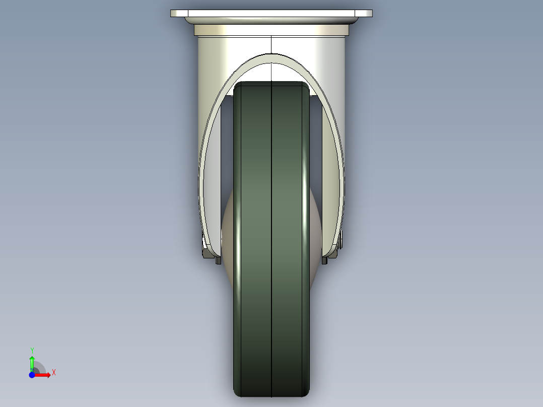 型材-KJN 531786 125MM WHEEL BRAKE前视图